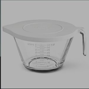 Classic batter bowl glass